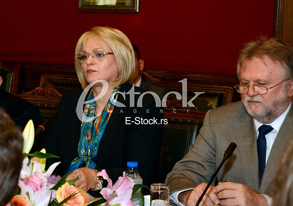 first official meeting International Monetary Fund with Serbia in the building of the National Bank of Serbia
