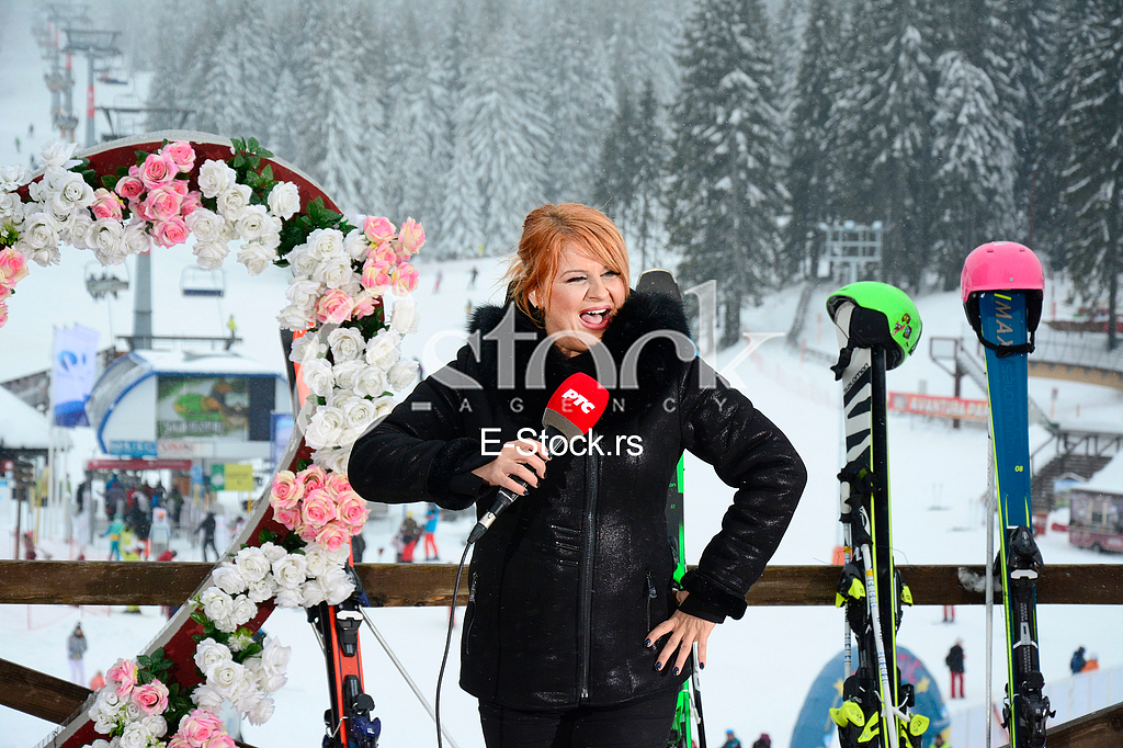 Live  TV show Sarenica with Ana Babic and Slobodan Sarenac, RTS TV station
