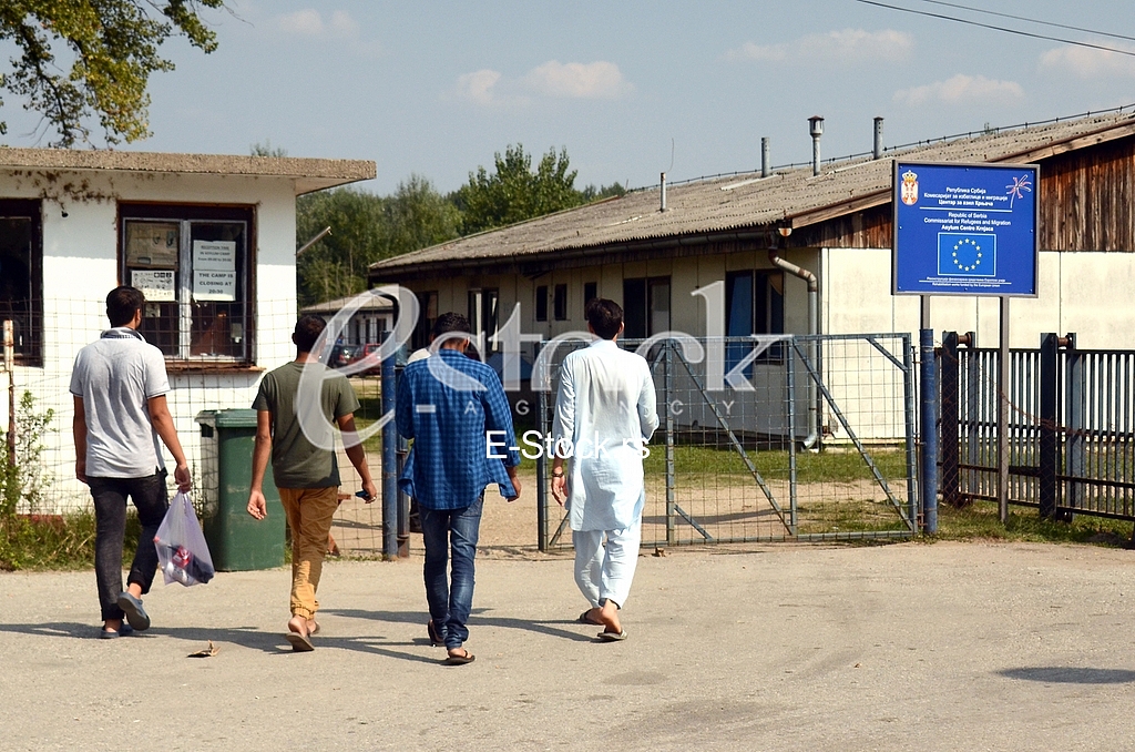 The reception center for migrants