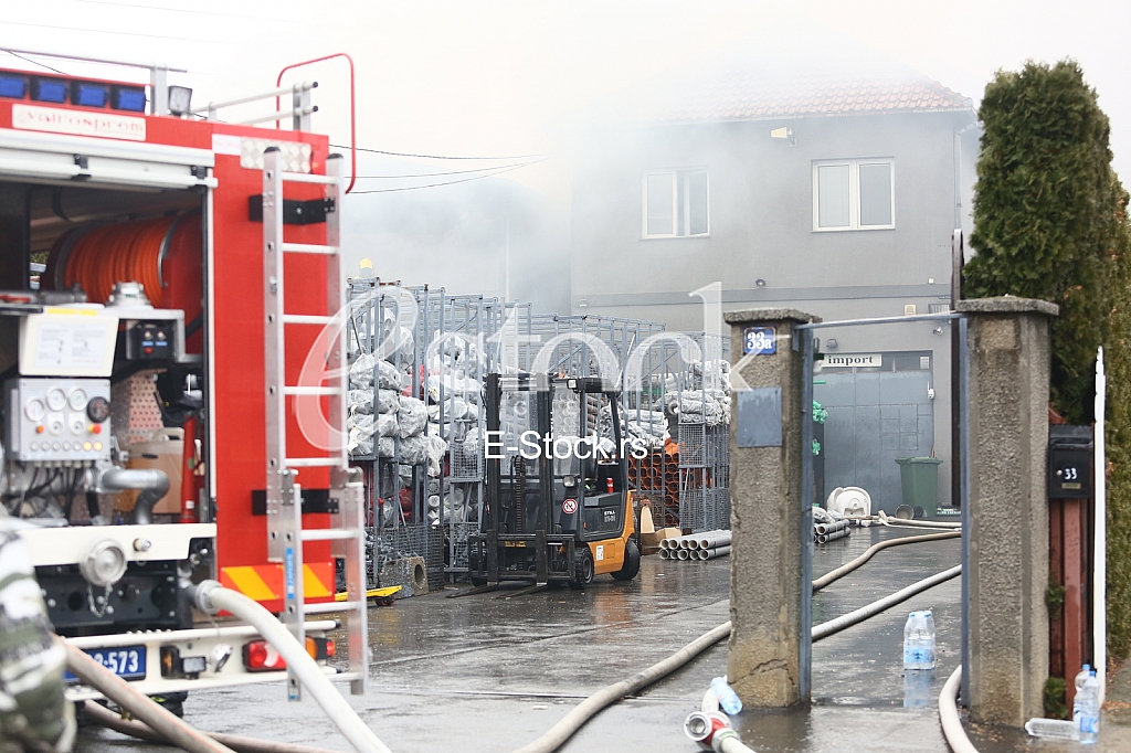 Pozar naselje Brace Jerkovic