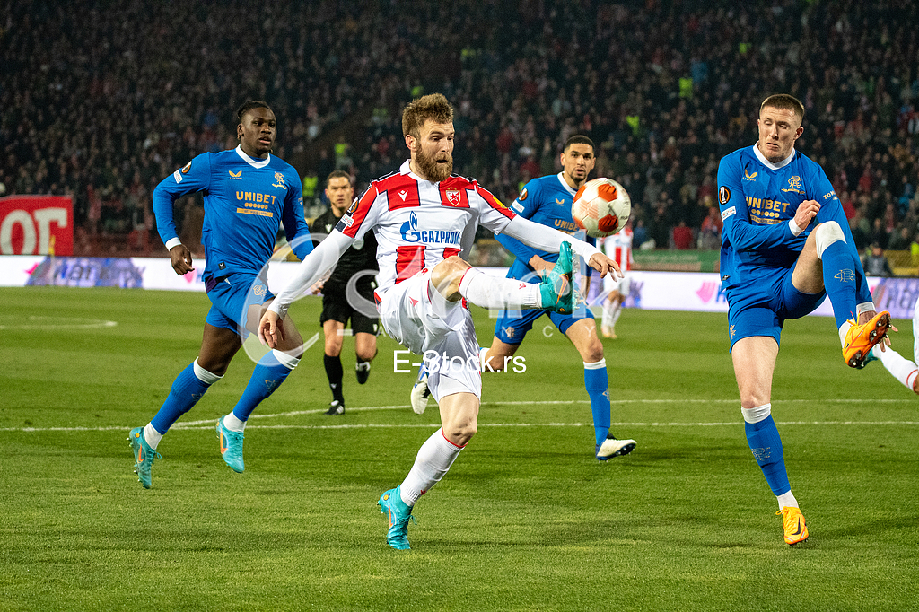 Fudbal: 1/8 finala Lige Evrope, Crvena zvezda - Glazgov Rendžers