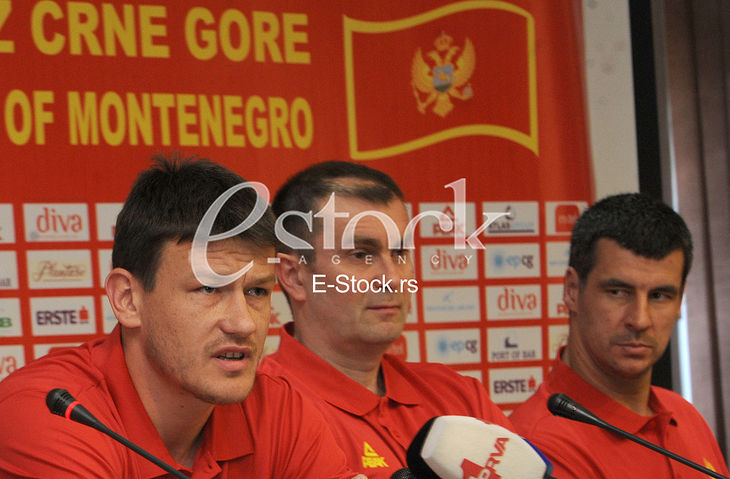 Press conference basketball team of Montenegro