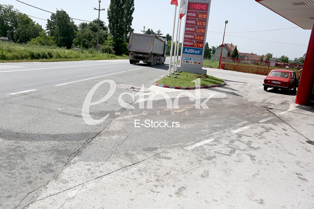 Benzinska stanica mesto nesrece