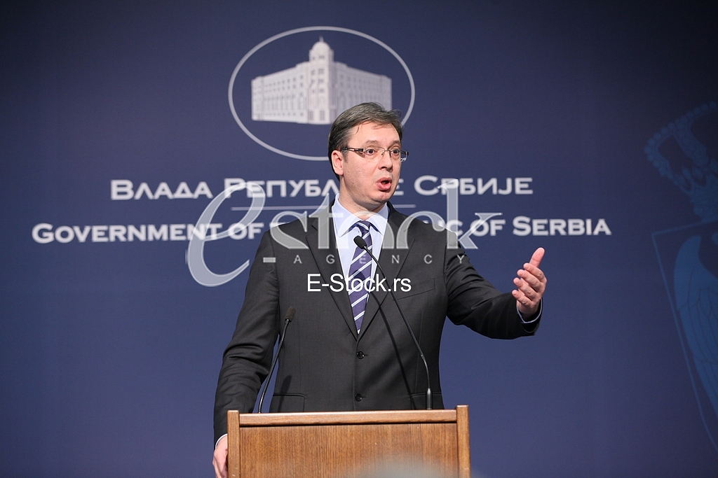 press conference,Aleksandar Vucic