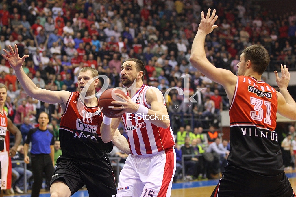 Kosarka, Crvena zvezda, Ljetuvos Ritas, Evrokup 