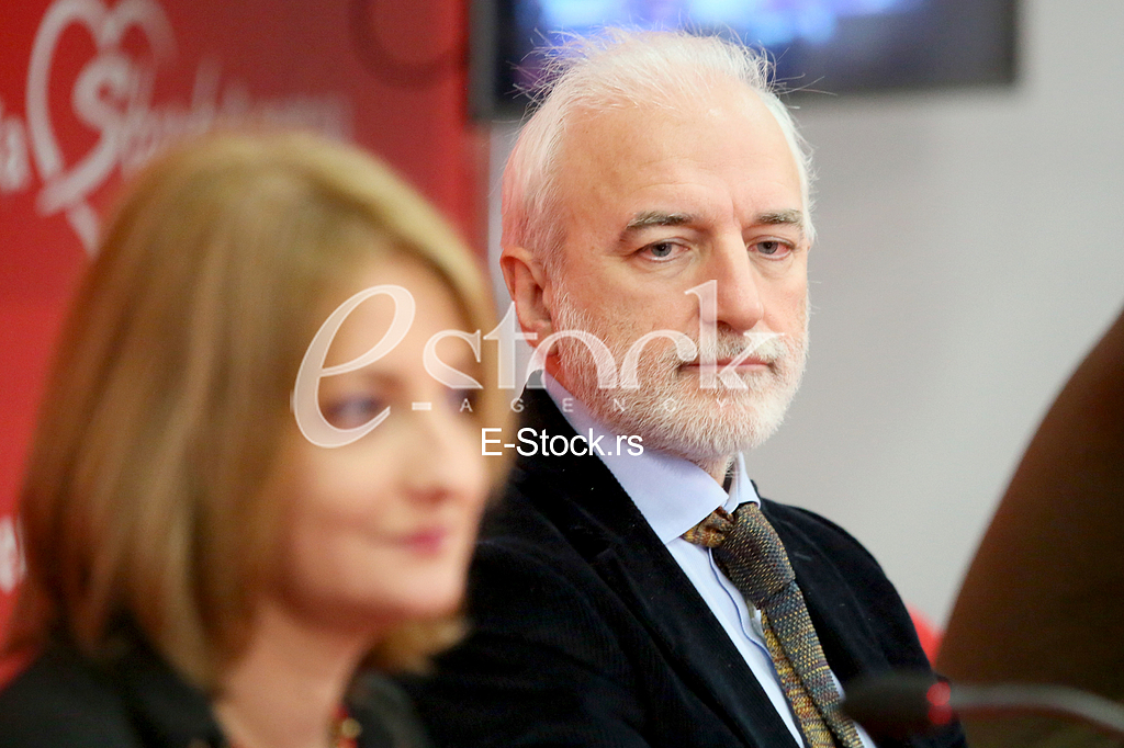 Media conference in Stark arena
