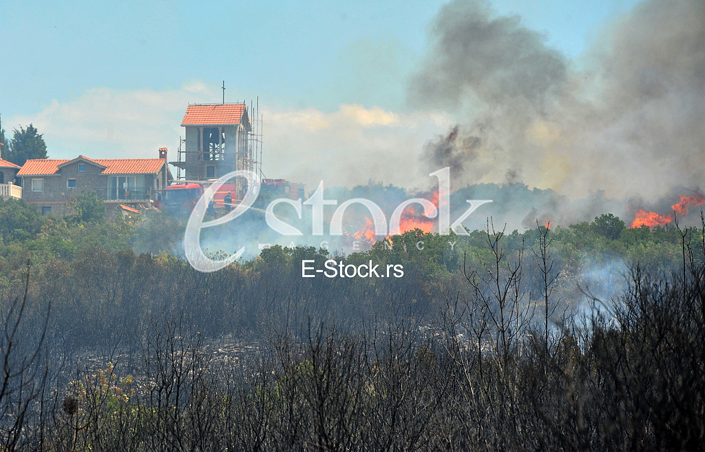 Fire in Montenegro