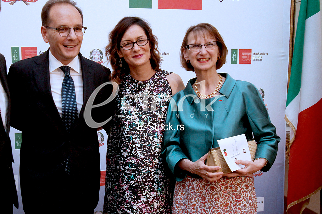 The reception at the Embassy of Italy