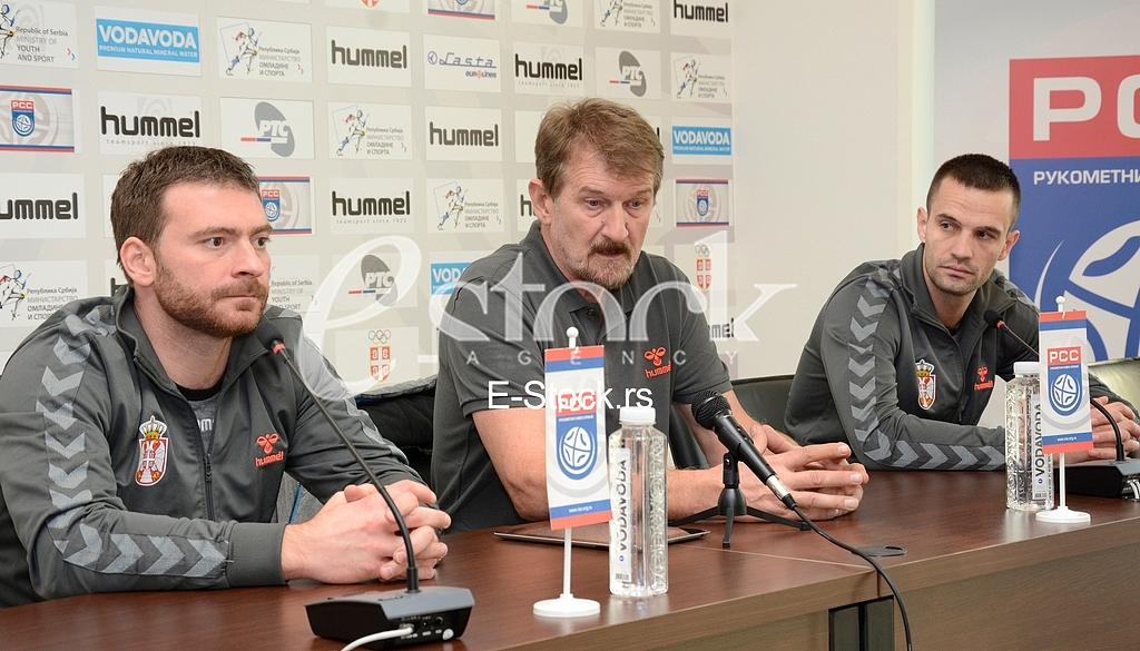 press conference of Serbian Handball Federation