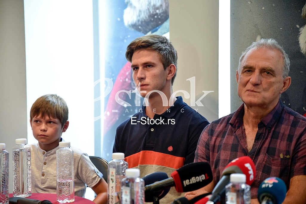 Movie King Peter the First, press conference

