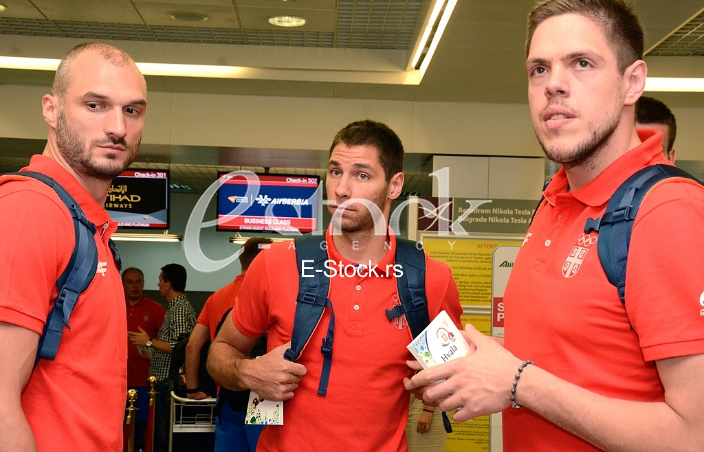 Serbian basketball team went to Argentina