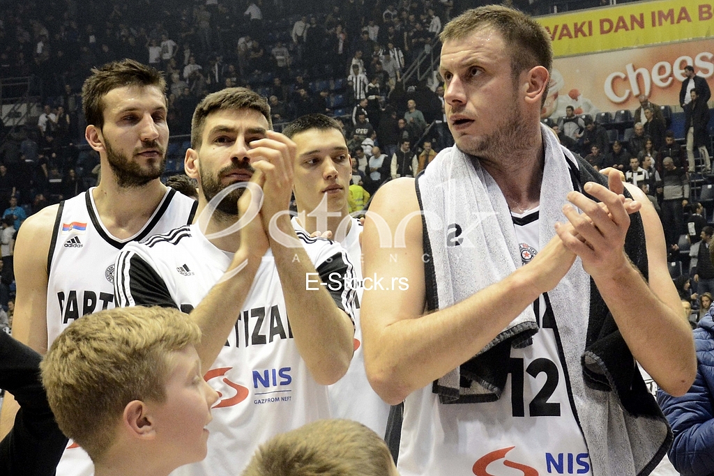 Partizan-Paok, (78:82), basketball game, FIBA league.
