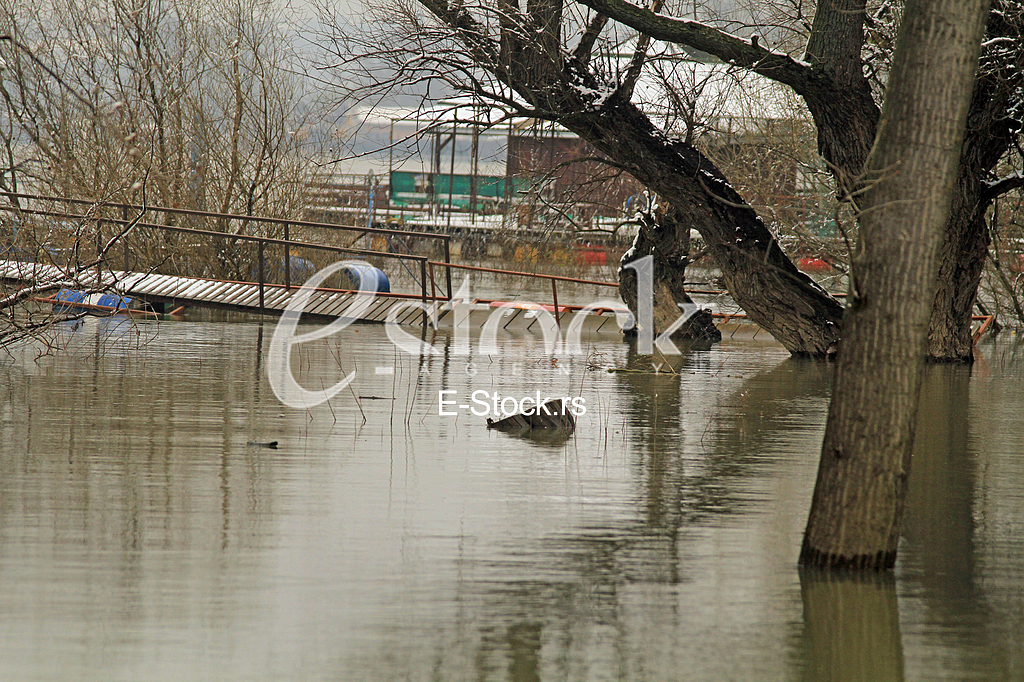 Reka Sava, izlivanje, visok vodostaj kod Beograda