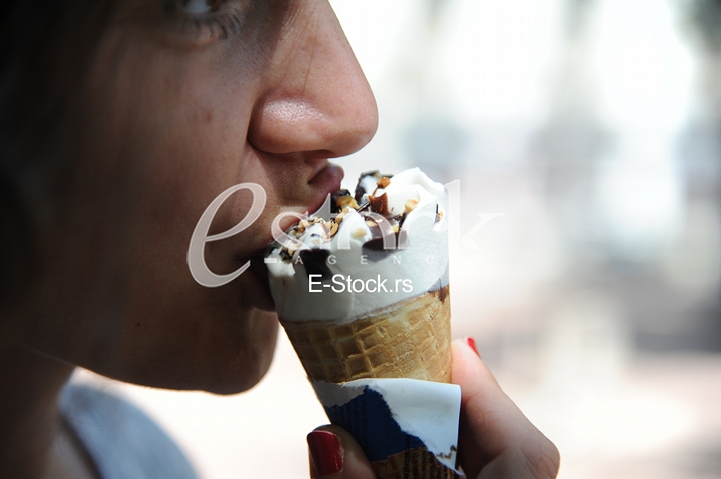 Ice cream on Belgrade streets