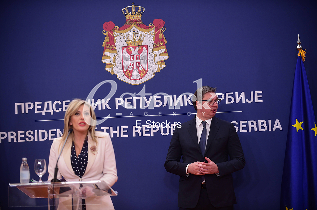 Jadranka Joksimovic i Aleksandar Vucic