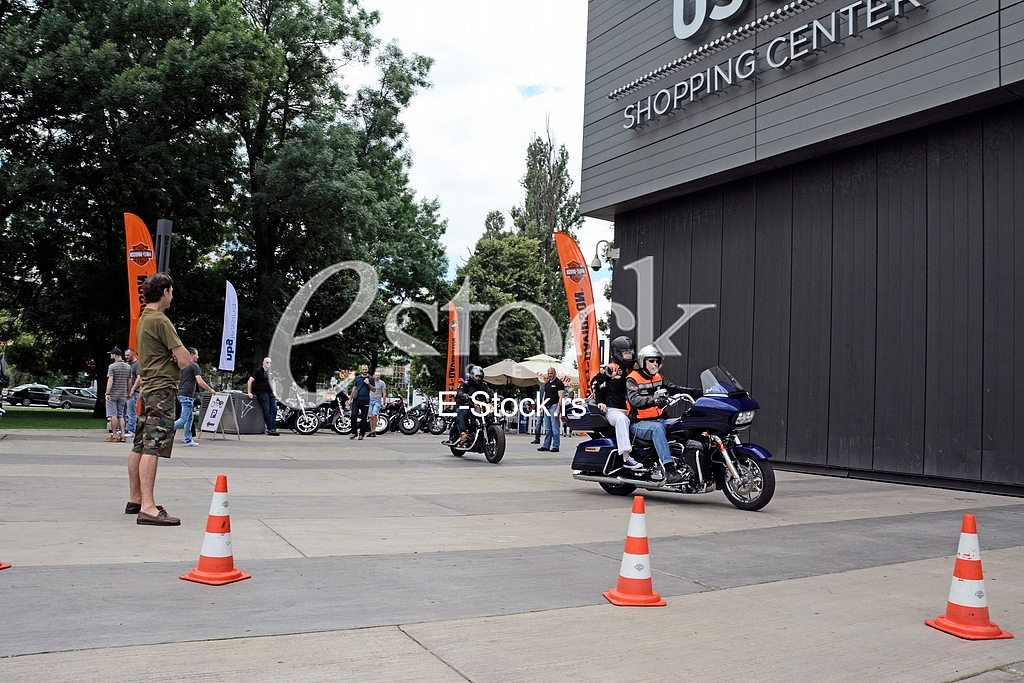 Promote and test drive of Harley Davidson