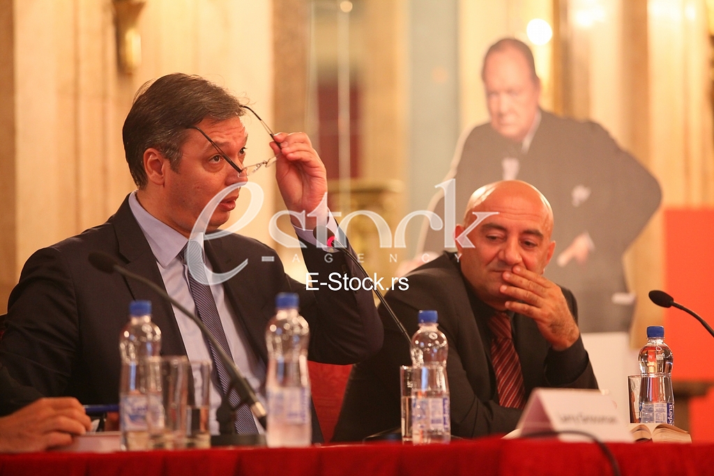 Serbian Prime Minister Aleksandar Vucic on the promotion of the book 