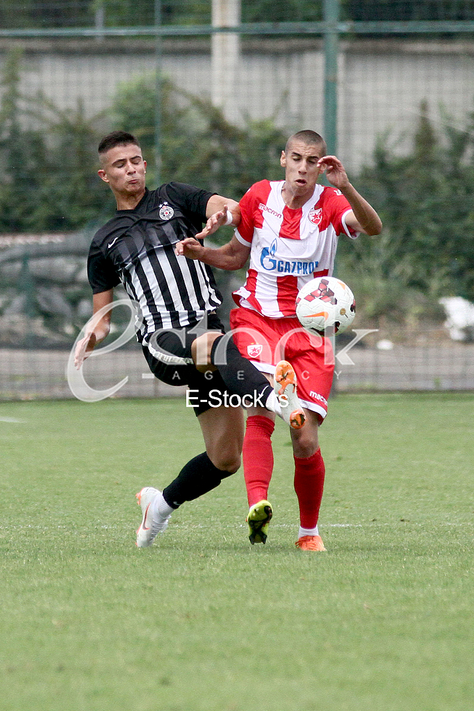 Football match  Partizan and Red Star.