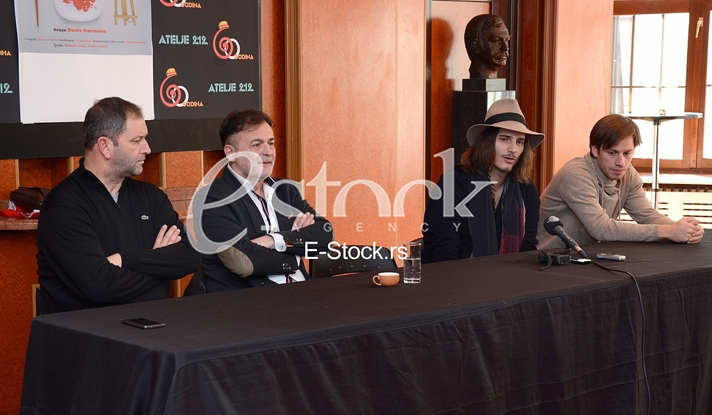 Press conference, theatrical play 