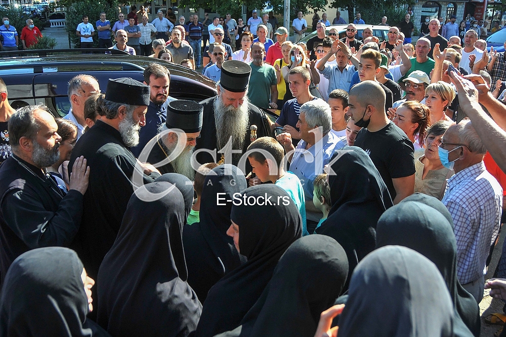 Mitropolit crnogorsko primorski Amfilohije i episkop budimljansko niksicki Joanikije