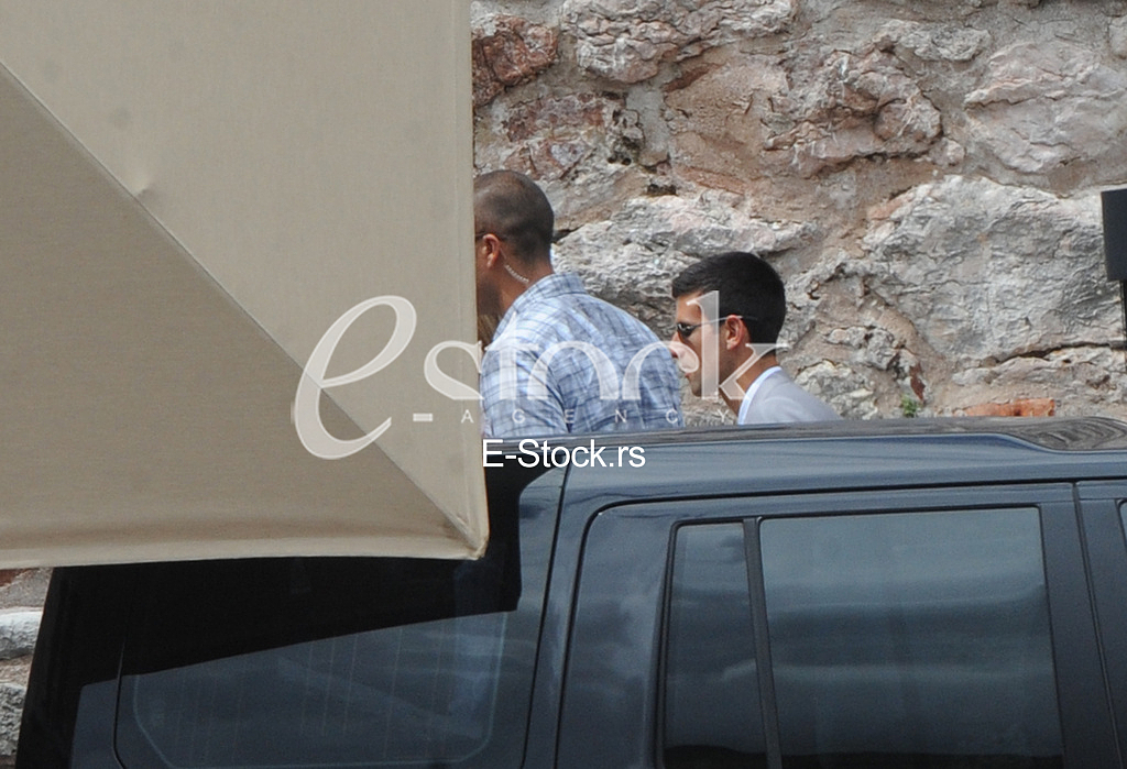 church wedding of Novak Djokovic