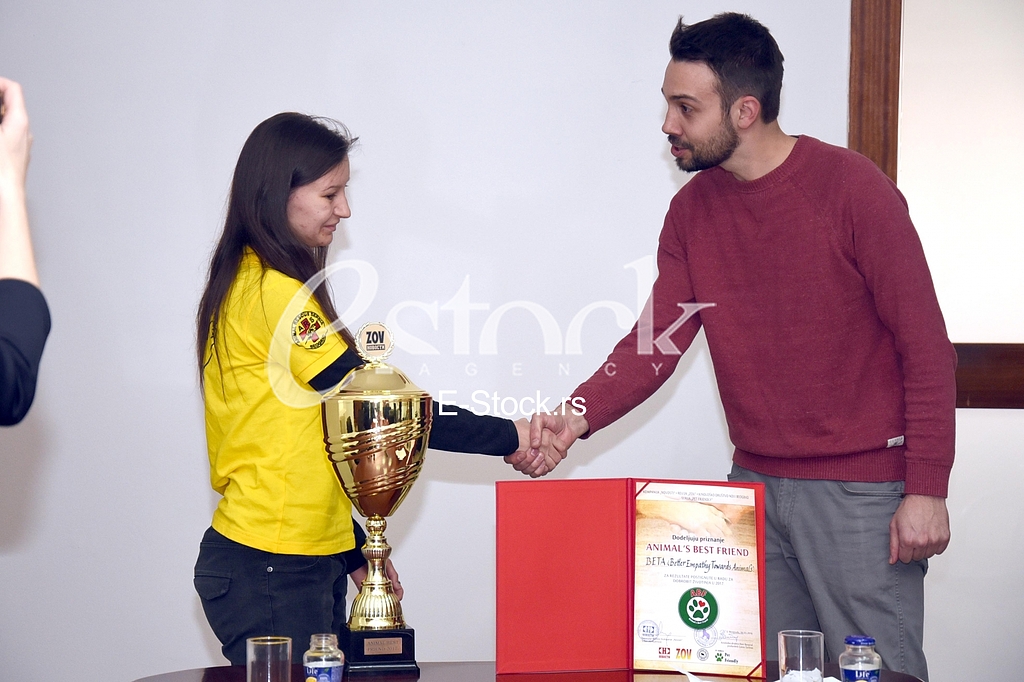 Animal's best friend award was given to Milos Djuricic
