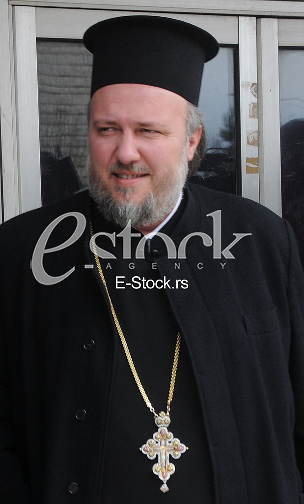 The priest Velibor Dzomic
