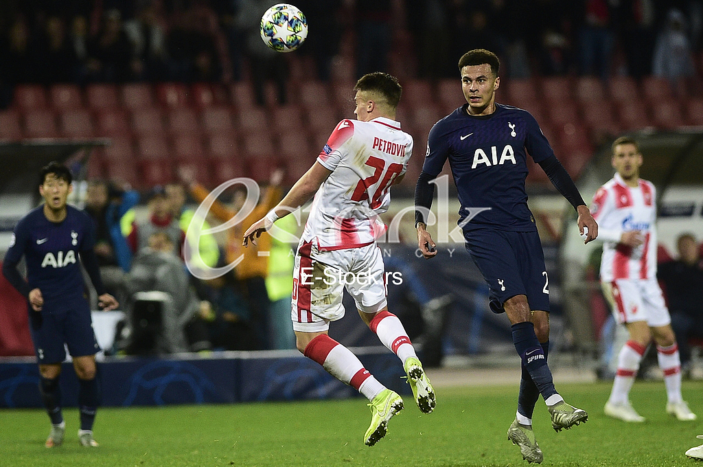Njegos Petrovic Crvena zvezda vs Tottenham