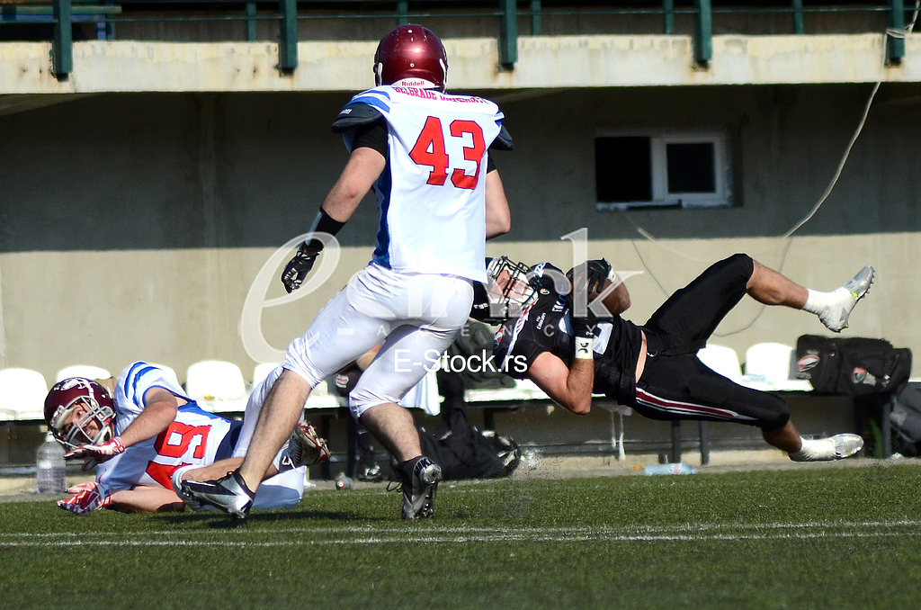 American football match