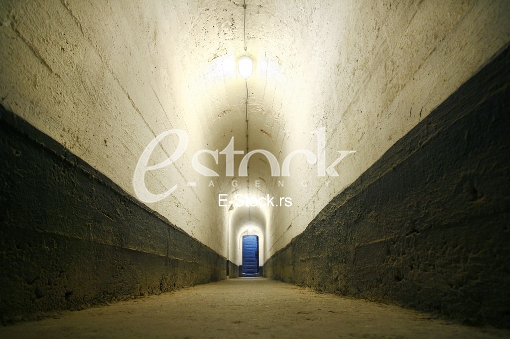 old tunnel in the shelter