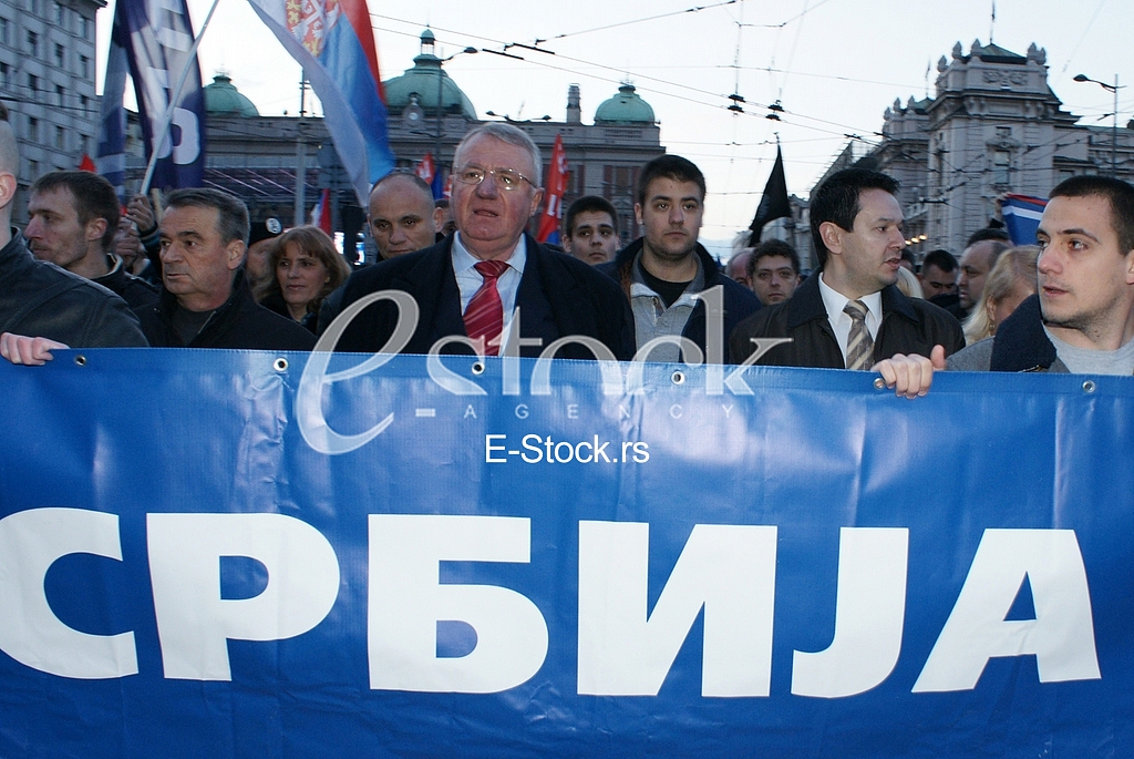 Radical protest in Belgrade