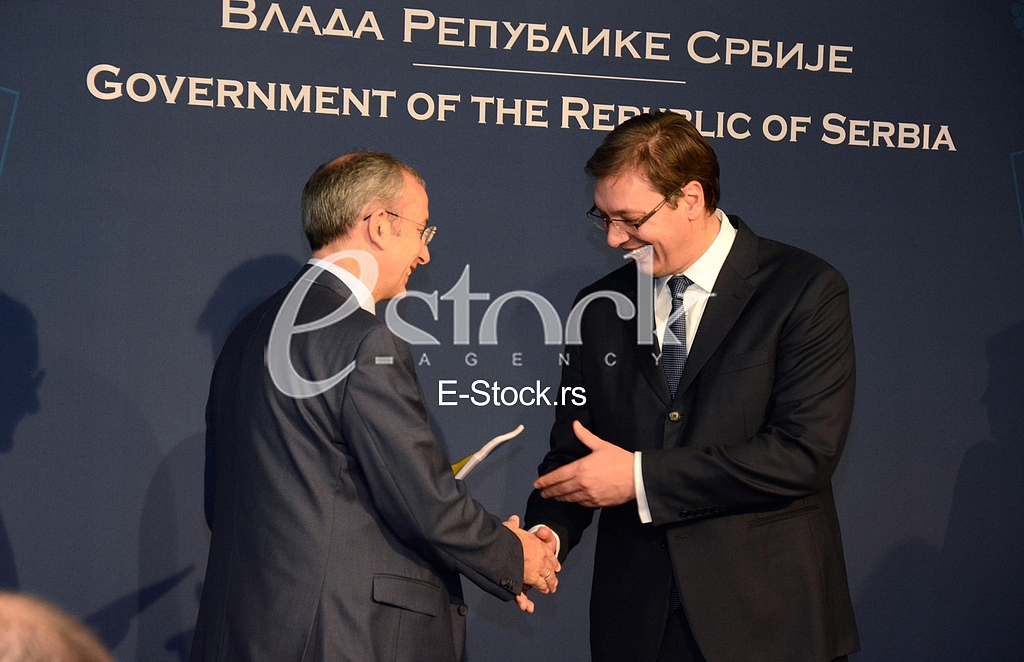 Serbian government, press conference