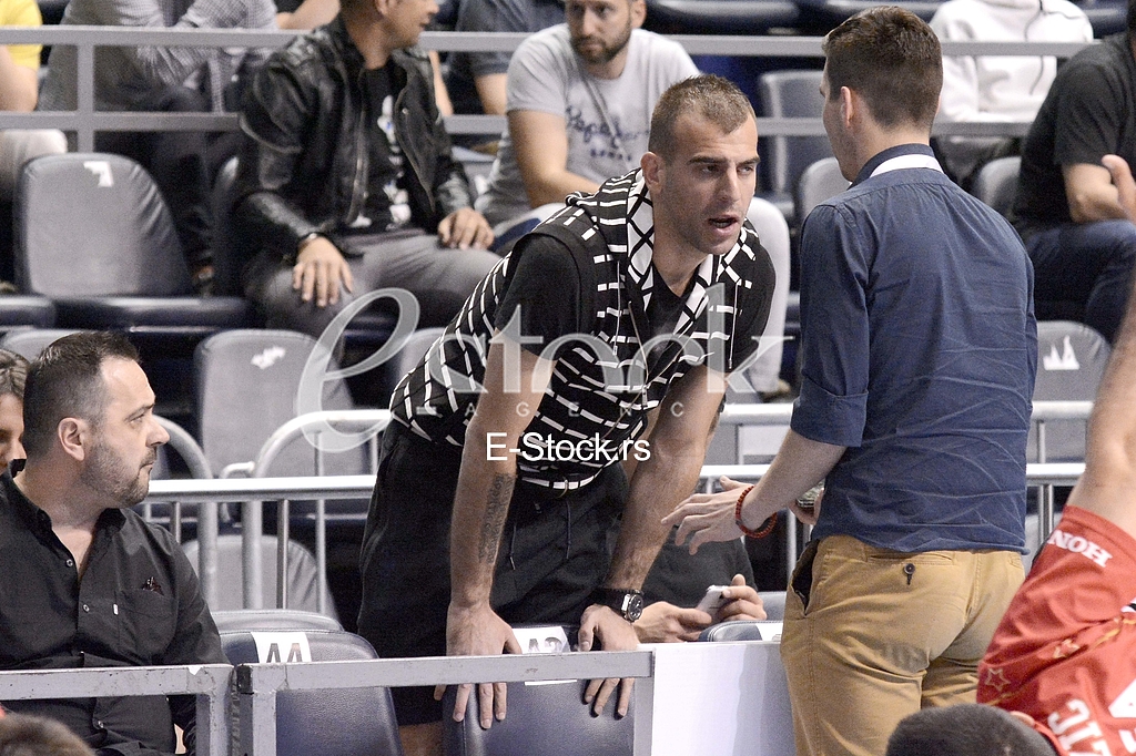  Partizan-Red Star, basketball derby game.