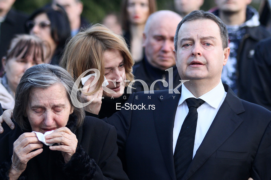 The burial of Desimir Dacic