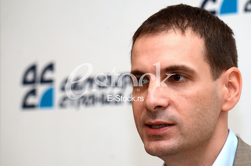 Press conference in Democratic Party of Serbia