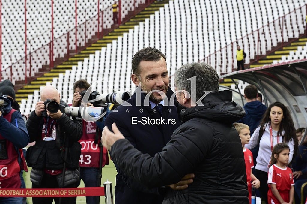 Andrej Sevcenko Ljubisa Tumbakovic Srbija vs Ukrajina