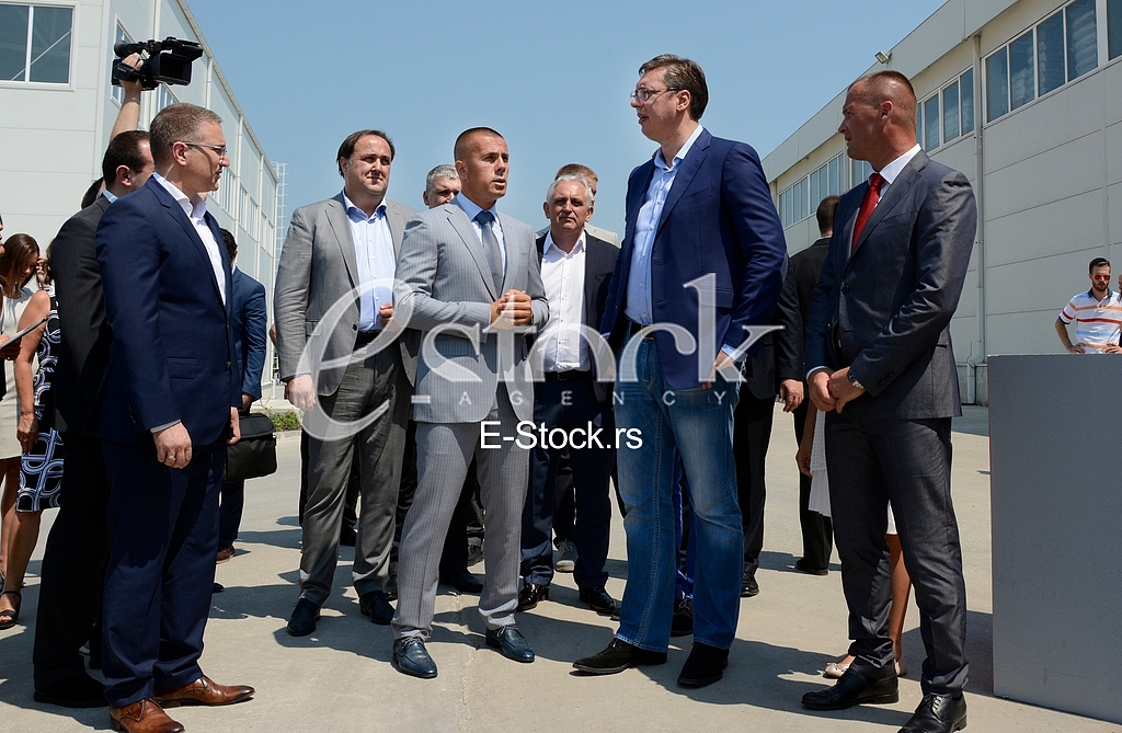 Bekament production of styrofoam opened by Prime Minister Aleksandar Vucic