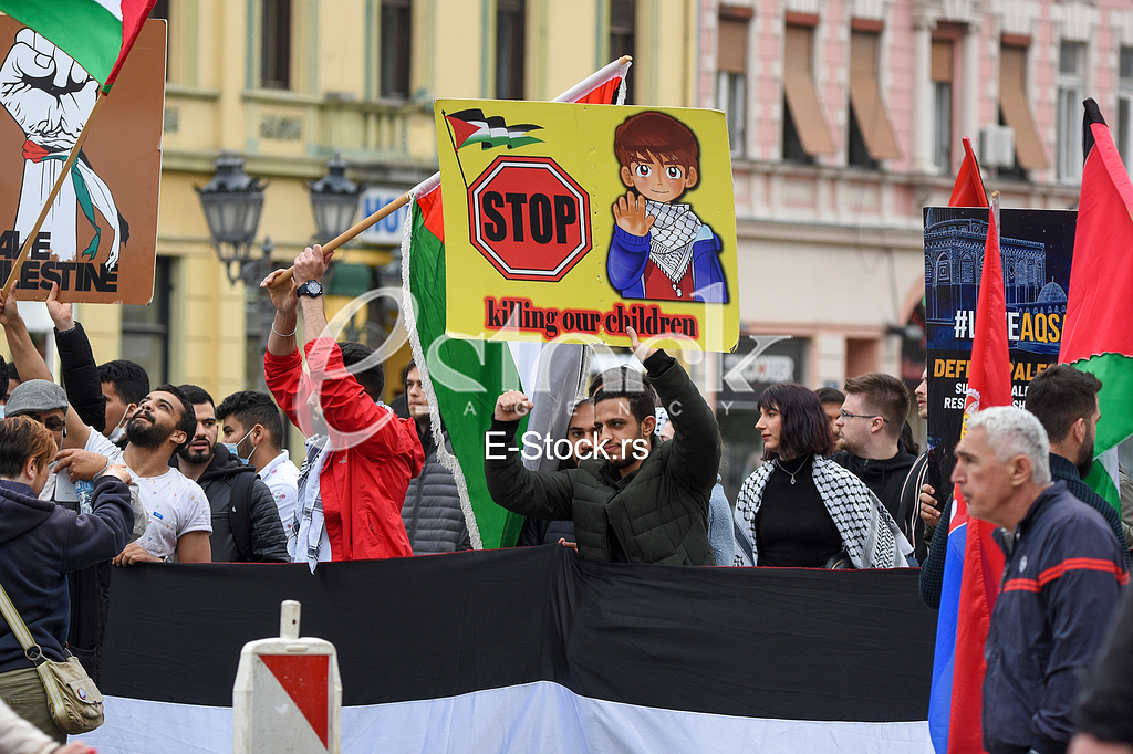 Protest podrske narodu Palestine