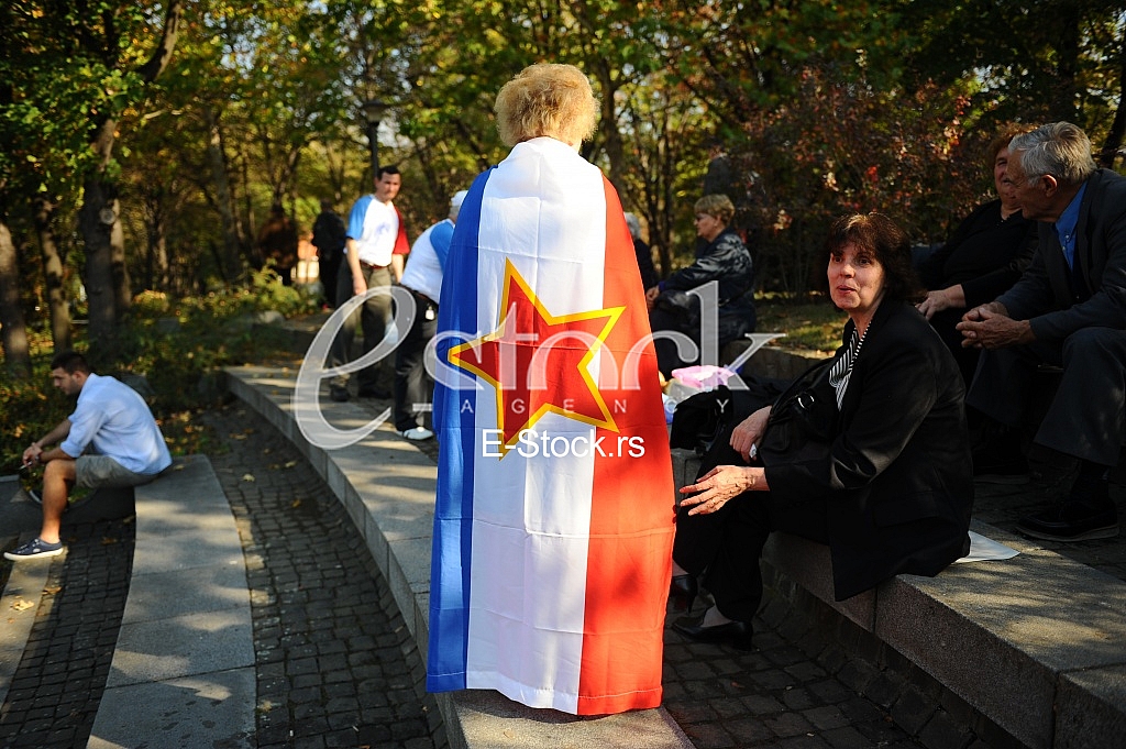 Jovanka Broz buried next to her husband Josip Broz Tito Jovanka Broz buried next to her husband Josip Broz Tito