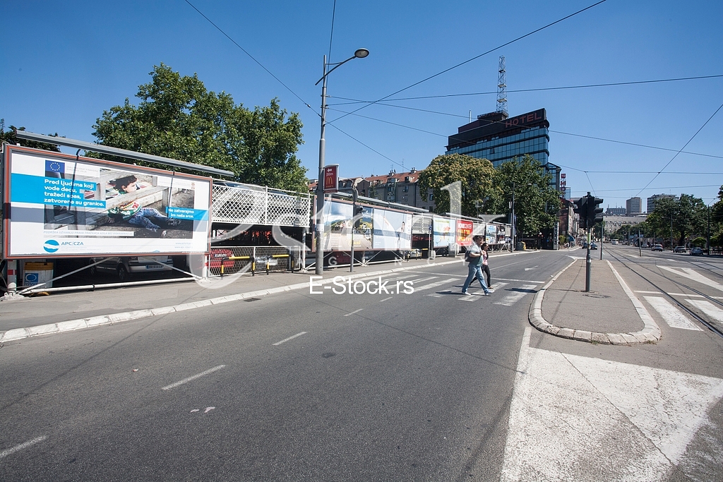 Place of future Belgrade tunnel