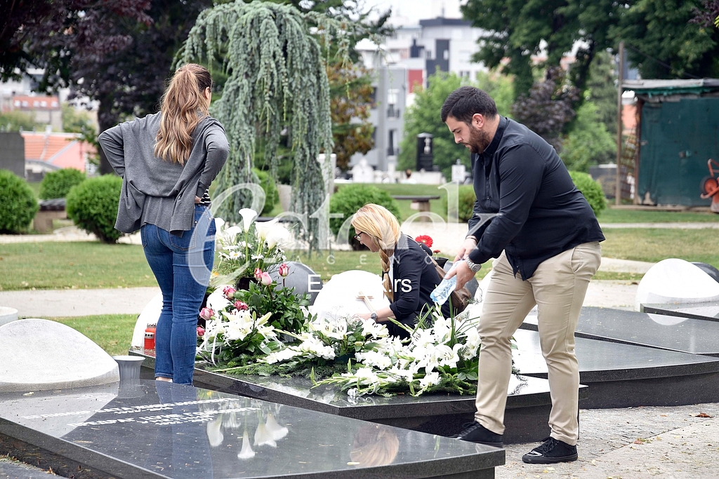 The second anniversary of the death of popular actor Milorad Mandic-Manda.