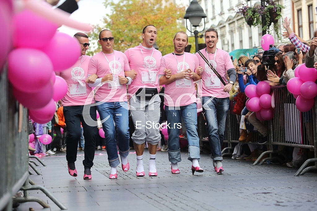 Race in the heels against Breast Cancer