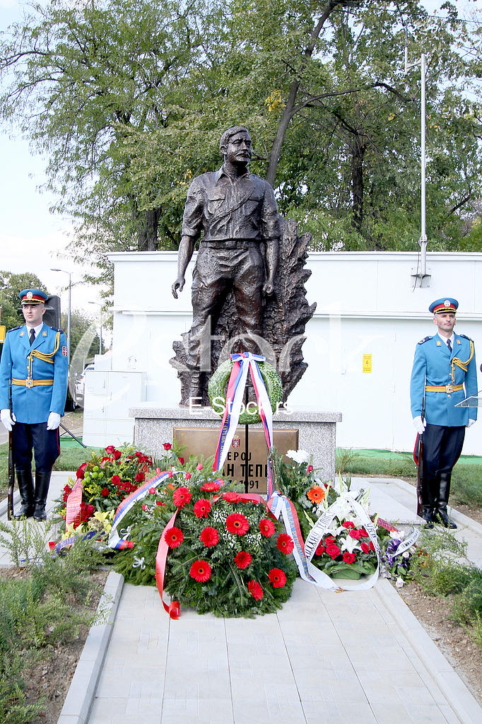 The monument to Major Milan Tepic