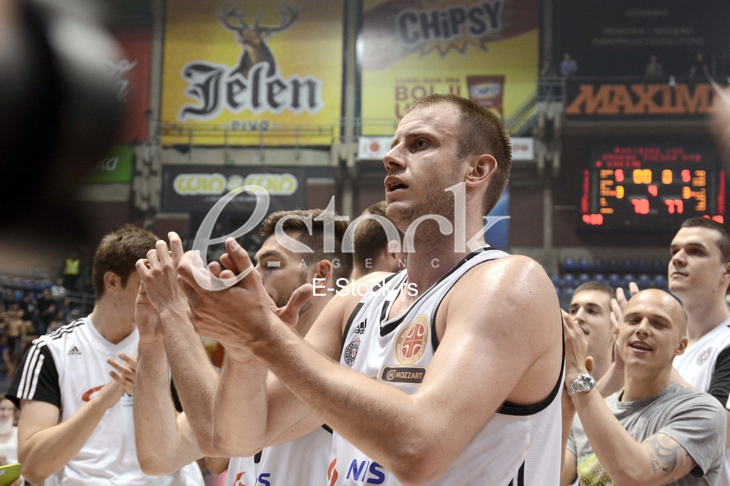 Partizan-Red Star, basketball derby game.