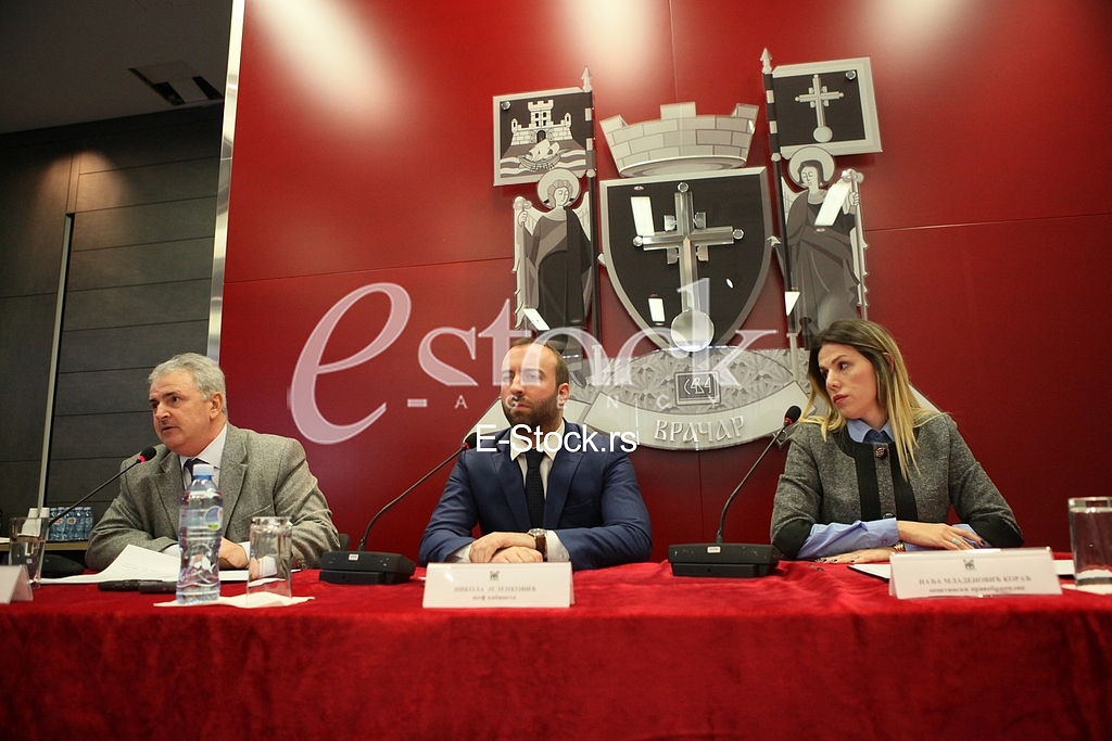 Press Conference,Municipality Vracar