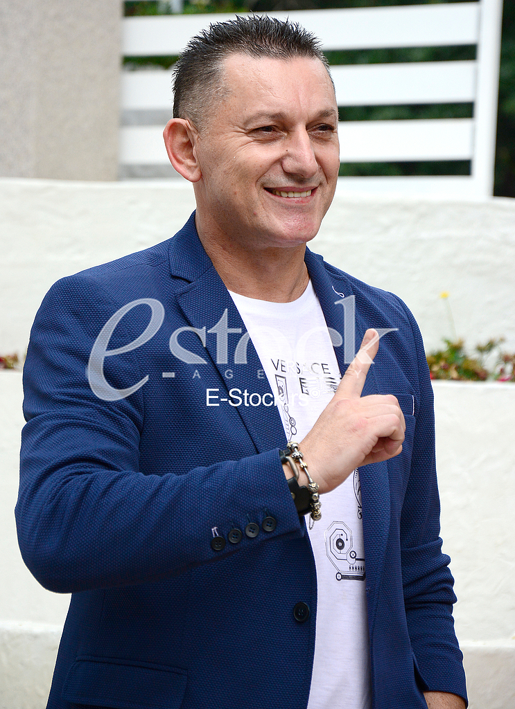 Press conference Sako Polumenta in restaurant 