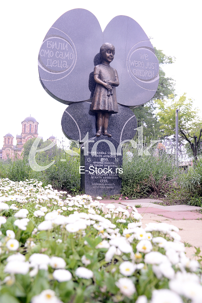  We were just children, monument in Tasmajdan Park