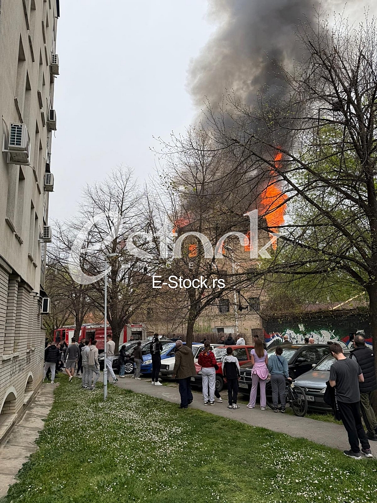 Pozar Stari mlin Obrenovac