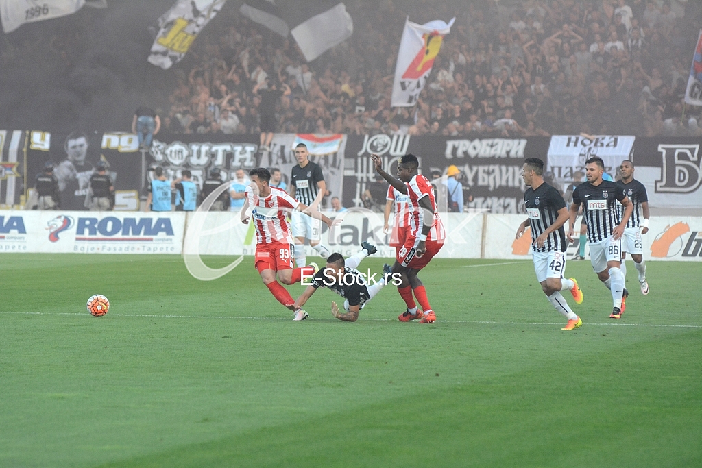 derby Red Star vs. Partisan, Partisan stadium