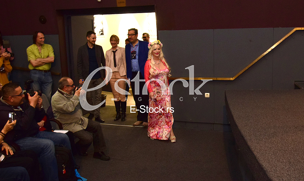 press conference before the screening of Cicciolina on documentary film festival Beldocs